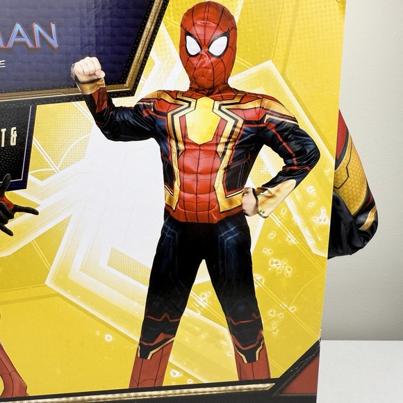 Marvel Comics BRAND NEW Spider Man Halloween Costume for Boys Kids Sz Small 6/7 - Picture 5 of 6
